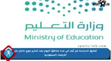 تعليق الدراسة عن بُعد في عدة مناطق اليوم بعد تحذير جوي عاجل من الأرصاد السعودية
